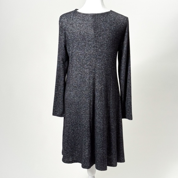 EUC Old Navy Dark Charcoal Knit Long Sleeve Dress – Size Small – Retail $50 🖤✨ - Picture 4 of 13